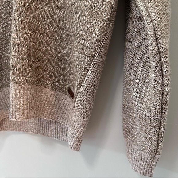 BUFFALO David Bitton Men’s Combo Jute Fleece Lined 3/4 Zip Sweater Size XL - Picture 3 of 15